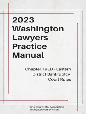 cover image of Washington Lawyers Practice Manual Chapter 19ED